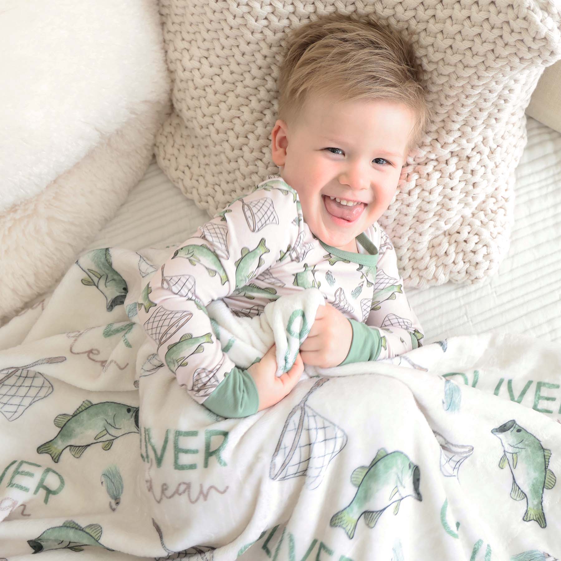 Bass Buddies Personalized Kids Blanket - Image 5