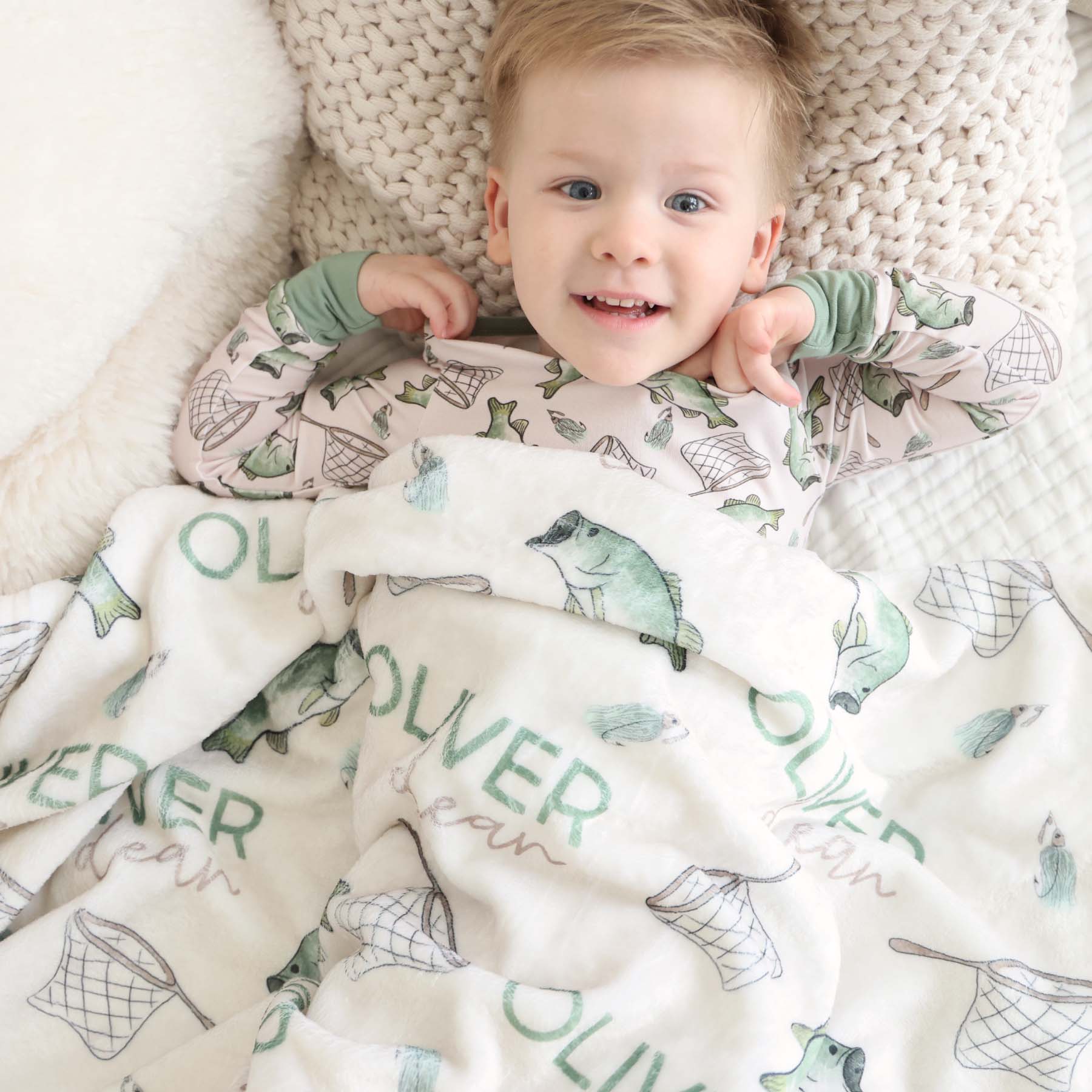 Bass Buddies Personalized Kids Blanket - Image 7