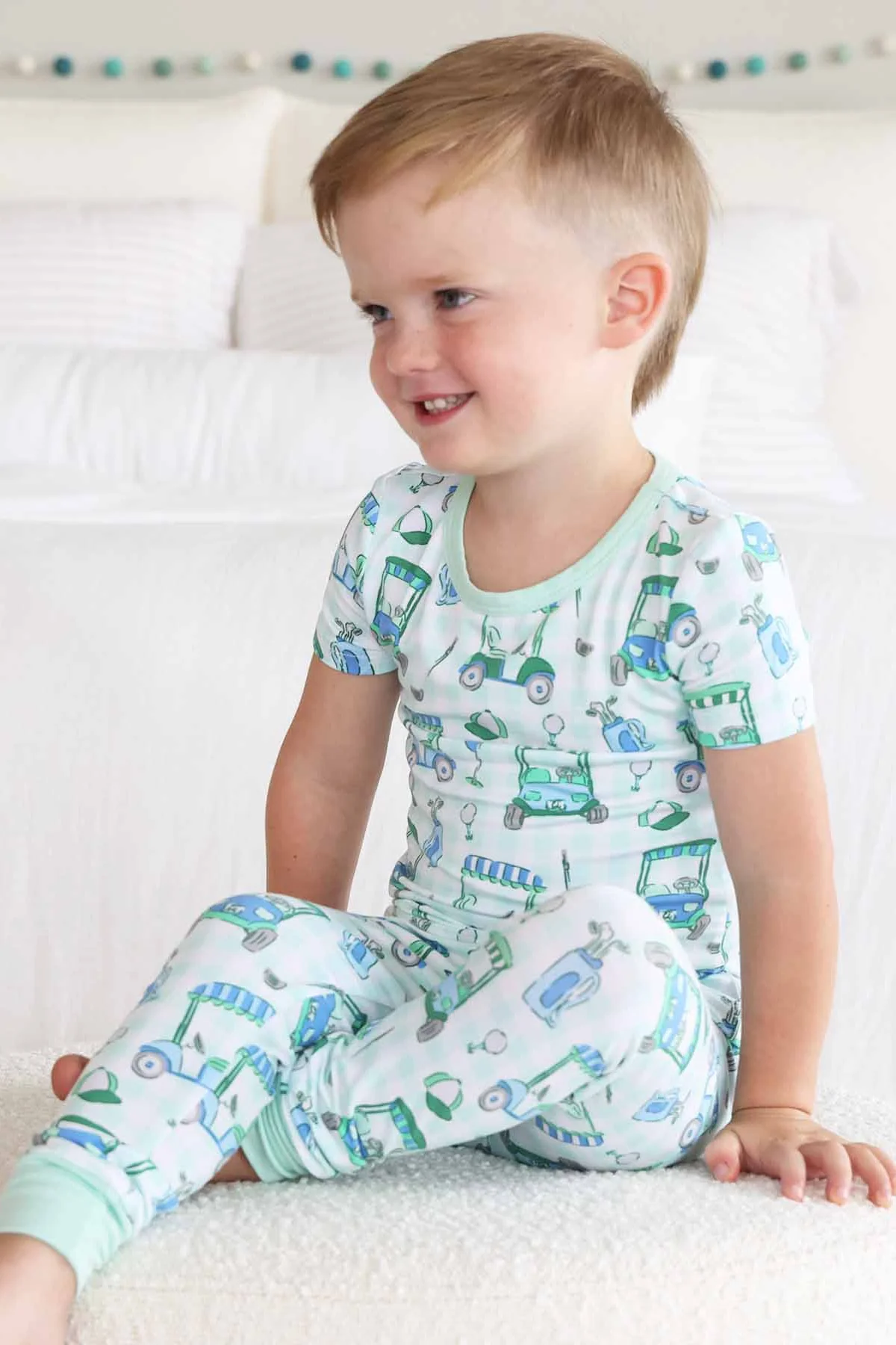 Birdie Babes Two Piece Pajama Set | Green - Image 5