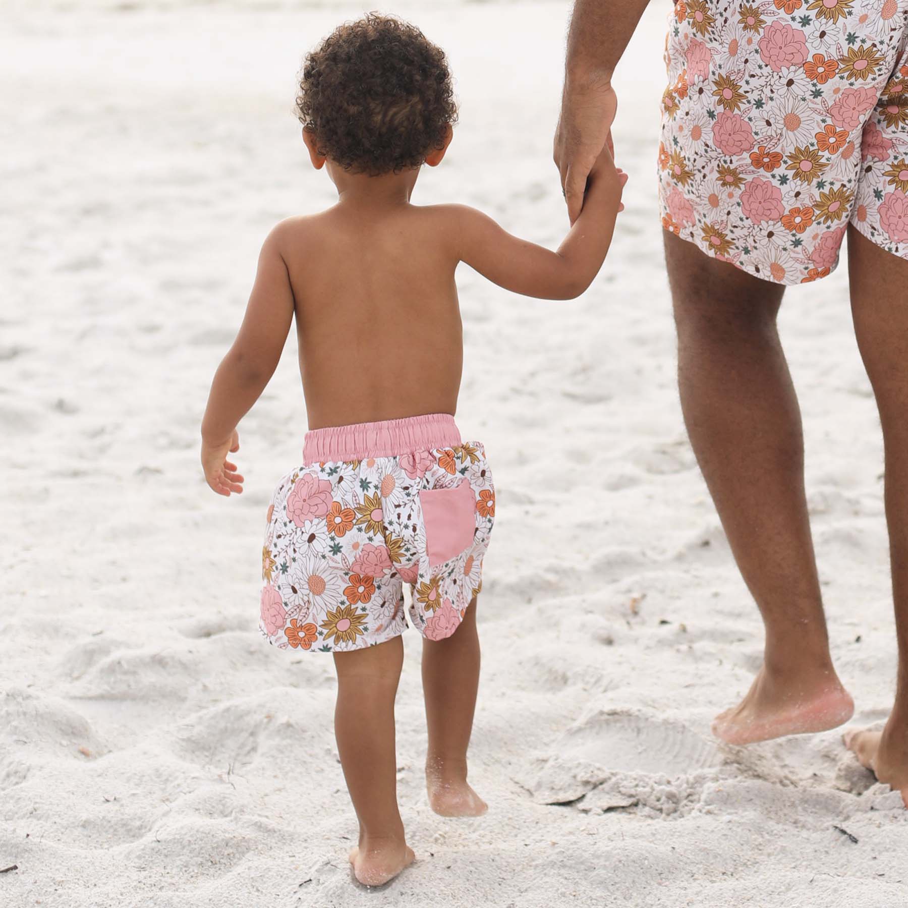 Boy's Swim Trunks | Boho Floral - Image 3