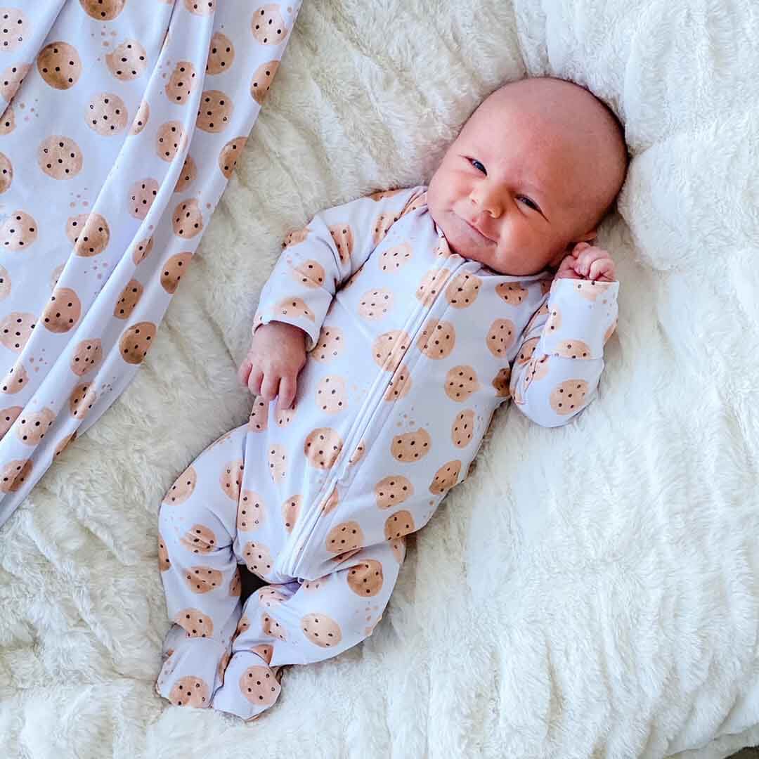 Cookie Crumble Zipper Footie - Image 3