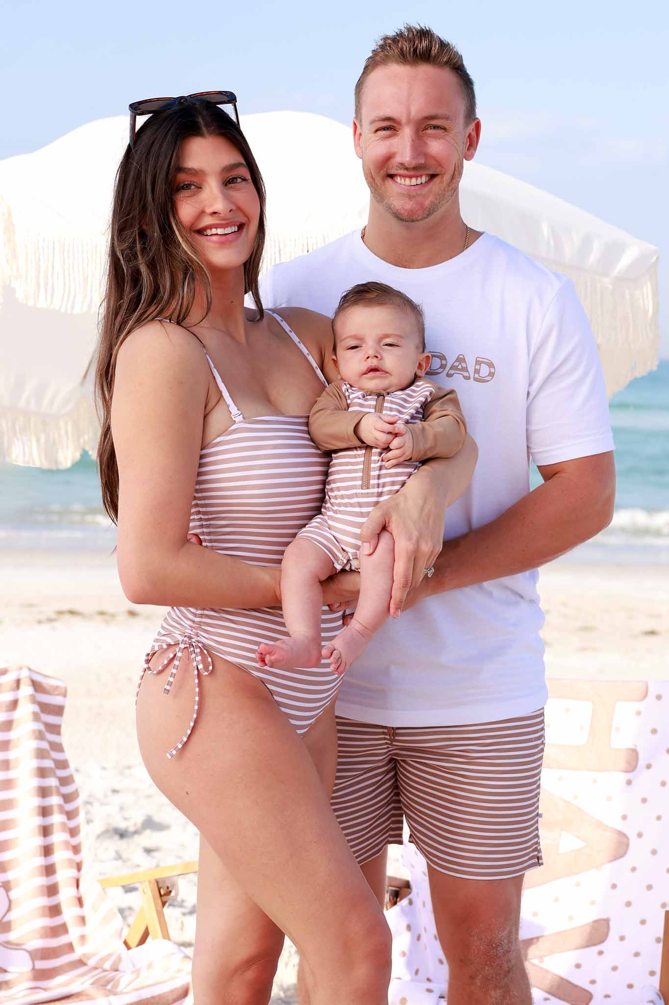 Men's Swim Trunks | Sandy Stripes - Image 5