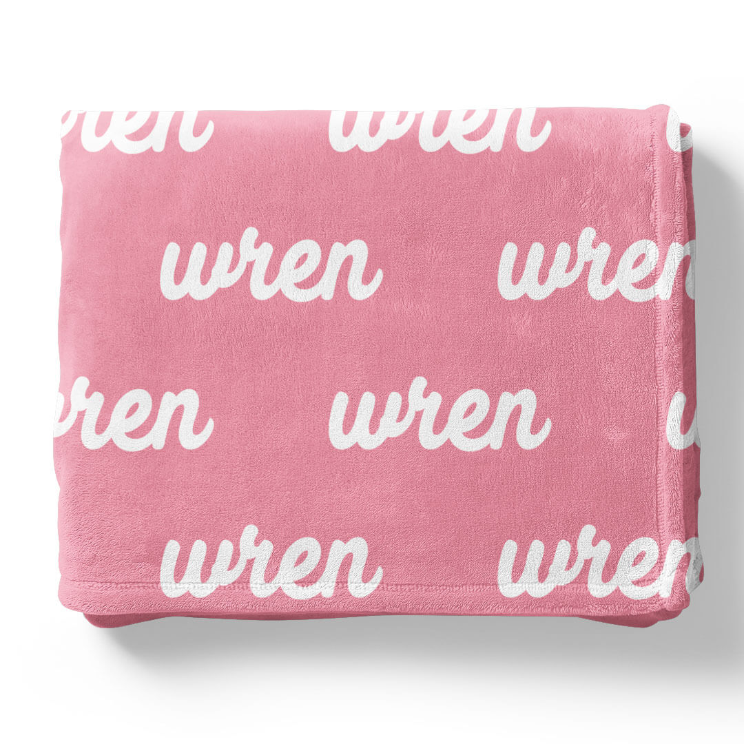 Perfectly Pink Personalized Color Blanket - Image 11