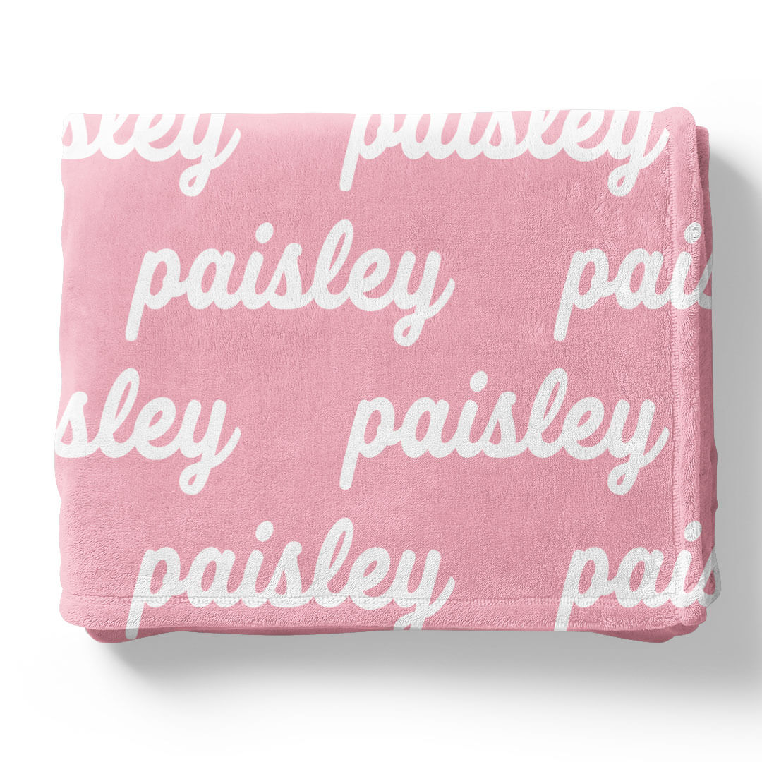 Perfectly Pink Personalized Color Blanket - Image 13