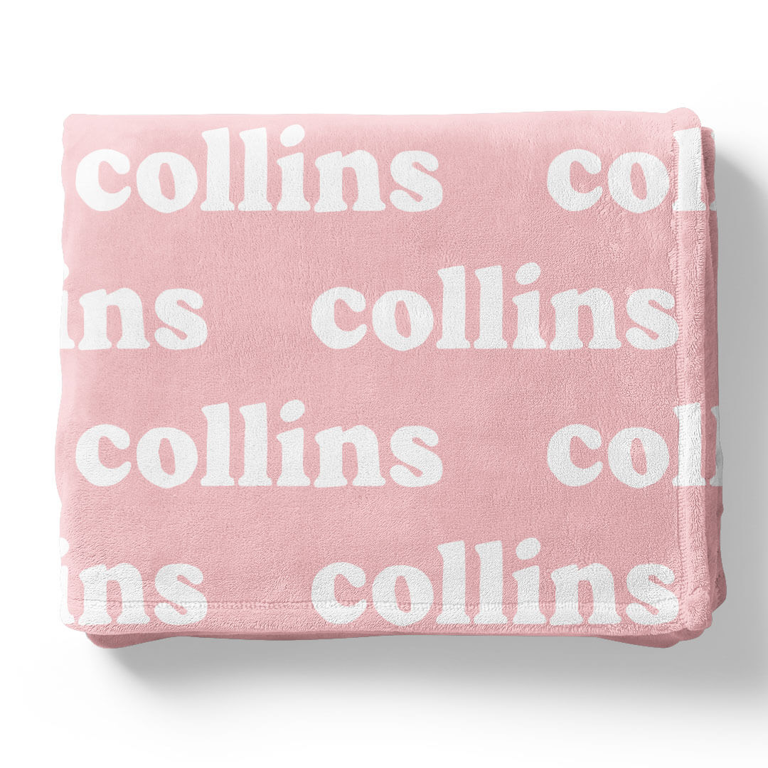 Perfectly Pink Personalized Color Blanket - Image 14