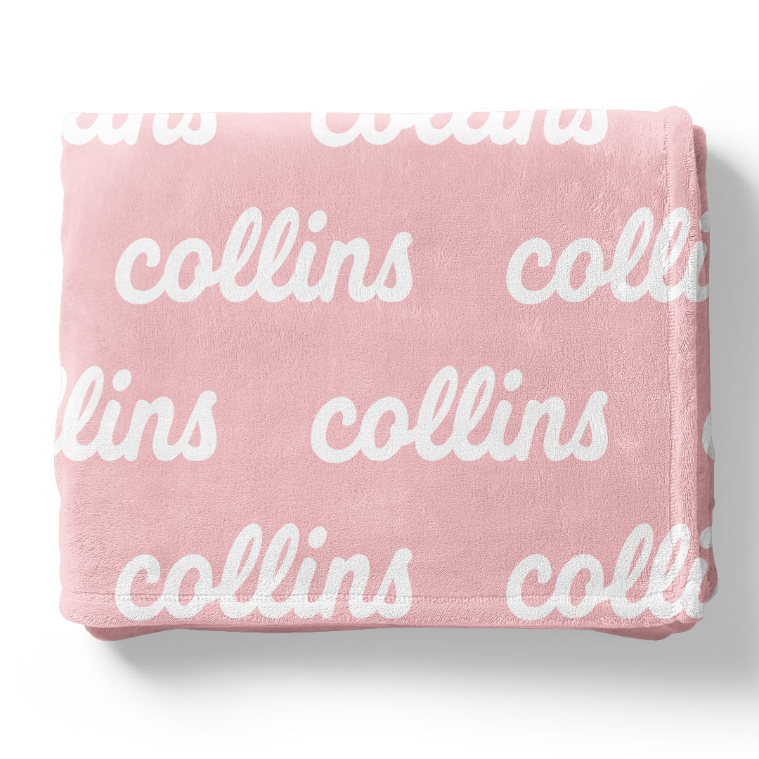 Perfectly Pink Personalized Color Blanket - Image 15