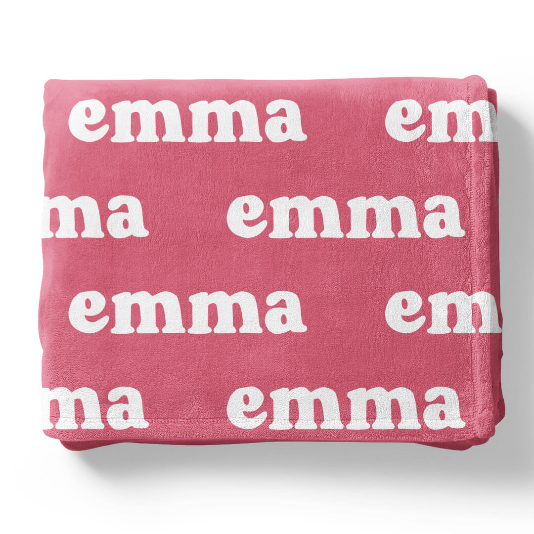 Perfectly Pink Personalized Color Blanket - Image 17
