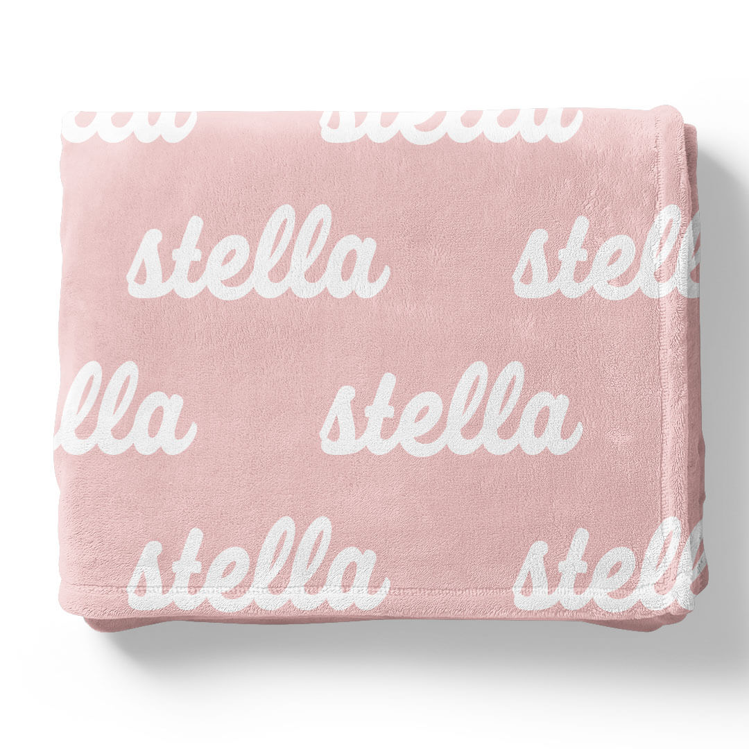 Perfectly Pink Personalized Color Blanket - Image 19