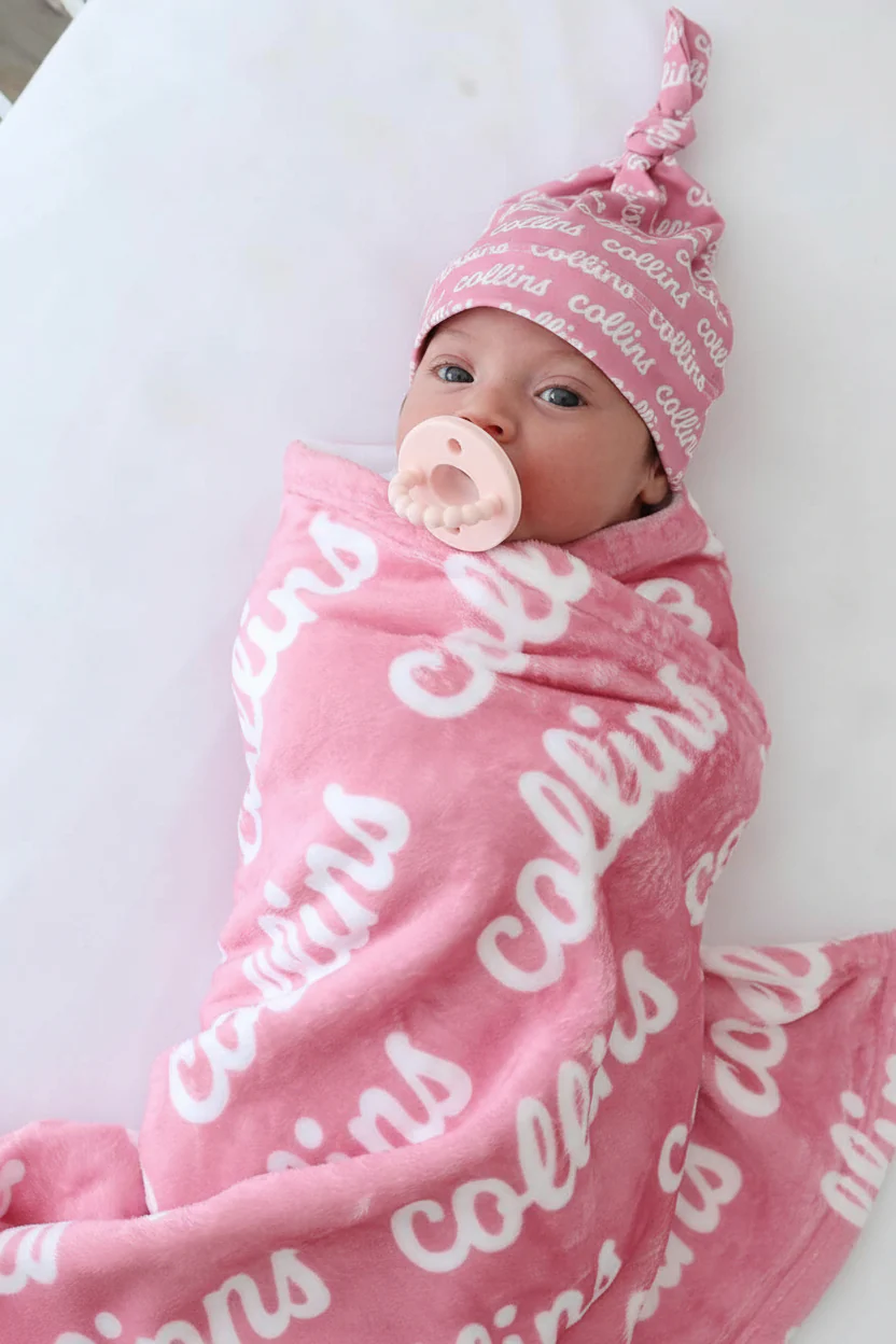 Perfectly Pink Personalized Color Blanket - Image 3