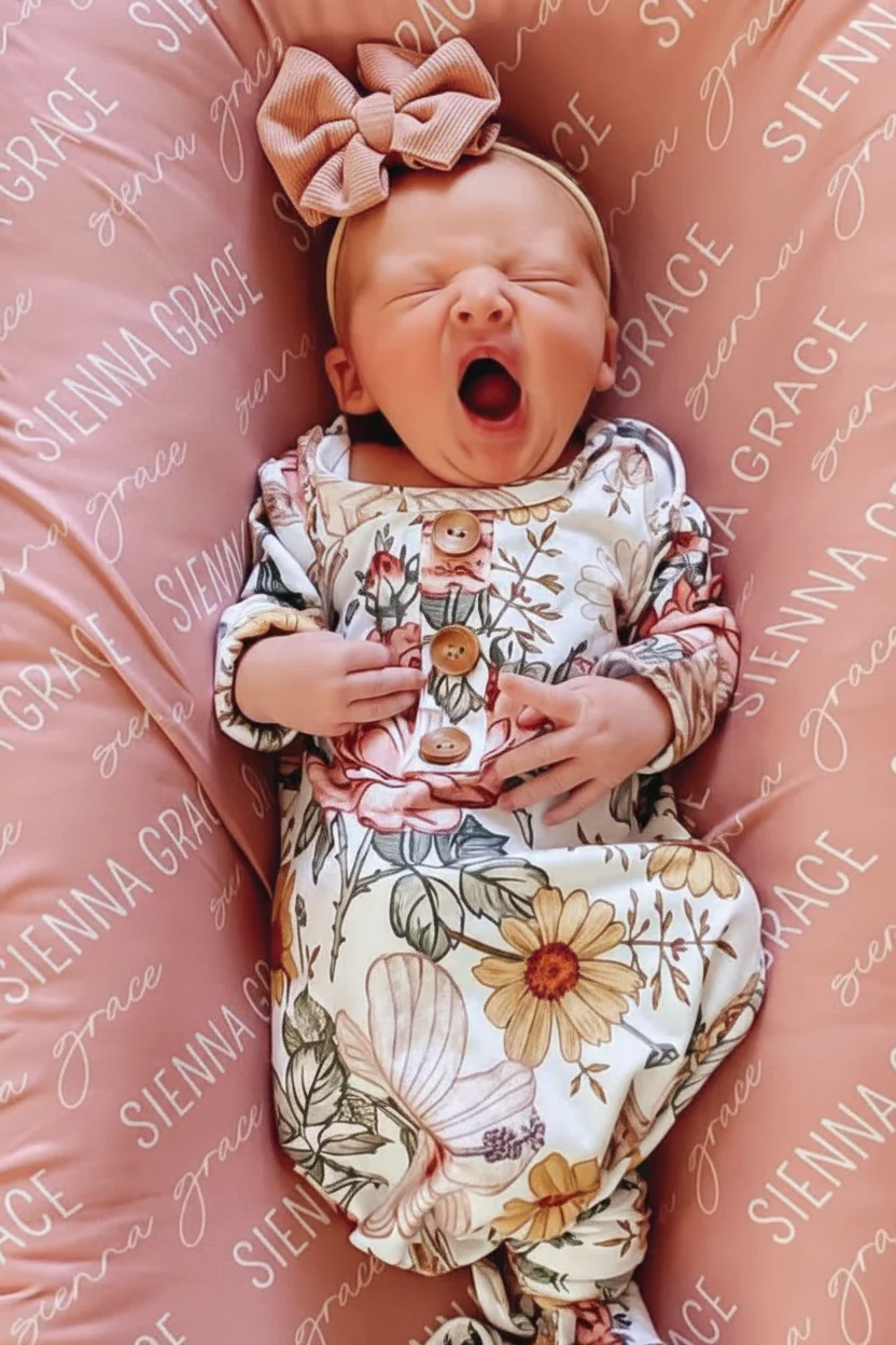 Personalized Baby Name Swaddle Blanket - Image 15