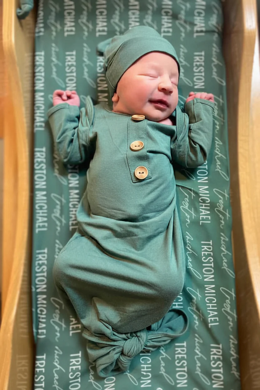 Personalized Baby Name Swaddle Blanket - Image 39