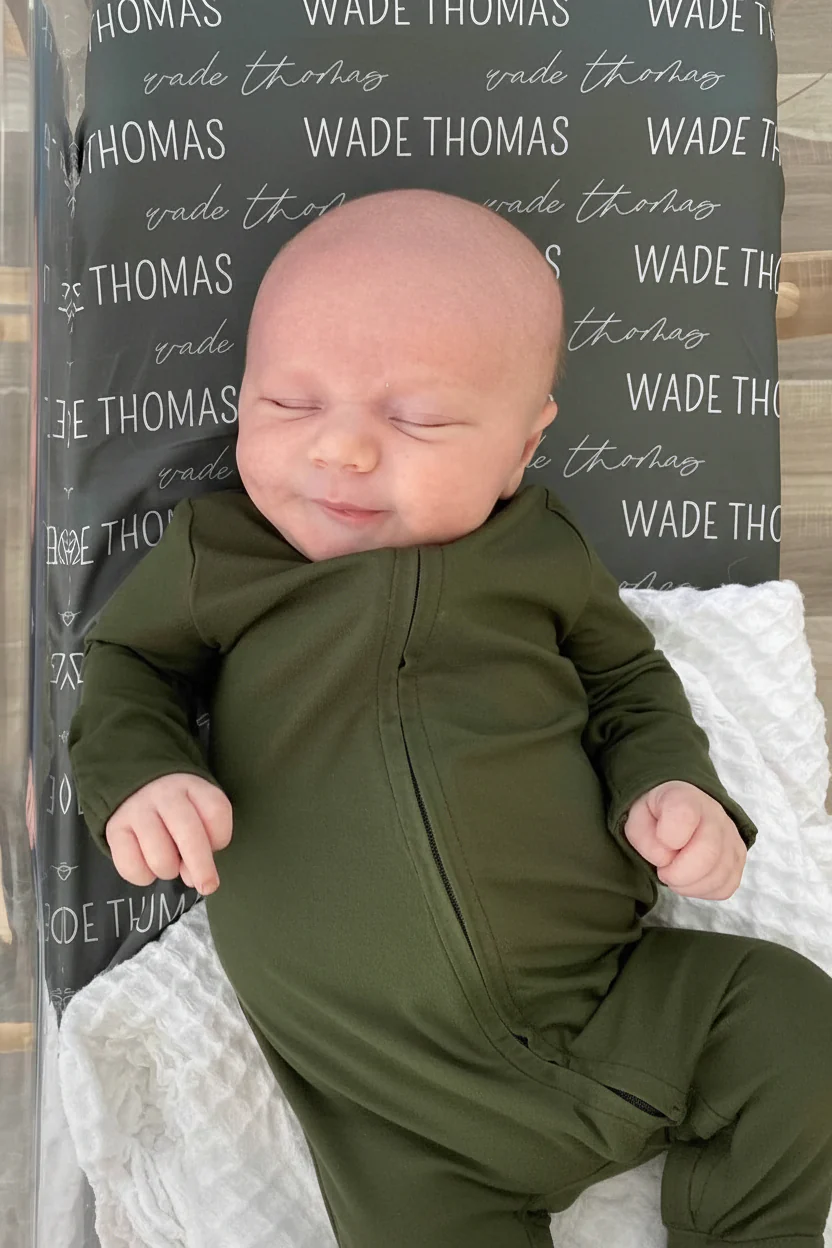 Personalized Baby Name Swaddle Blanket - Image 43