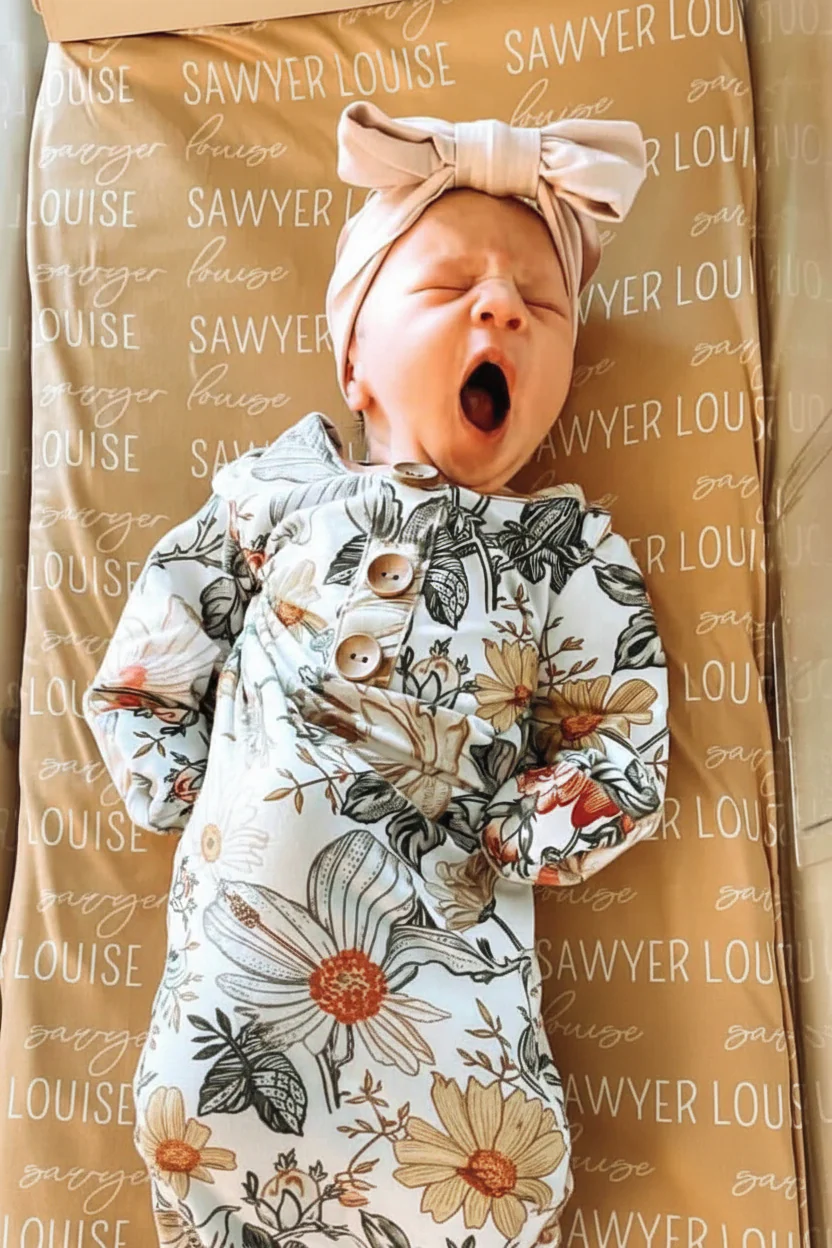 Personalized Baby Name Swaddle Blanket - Image 52