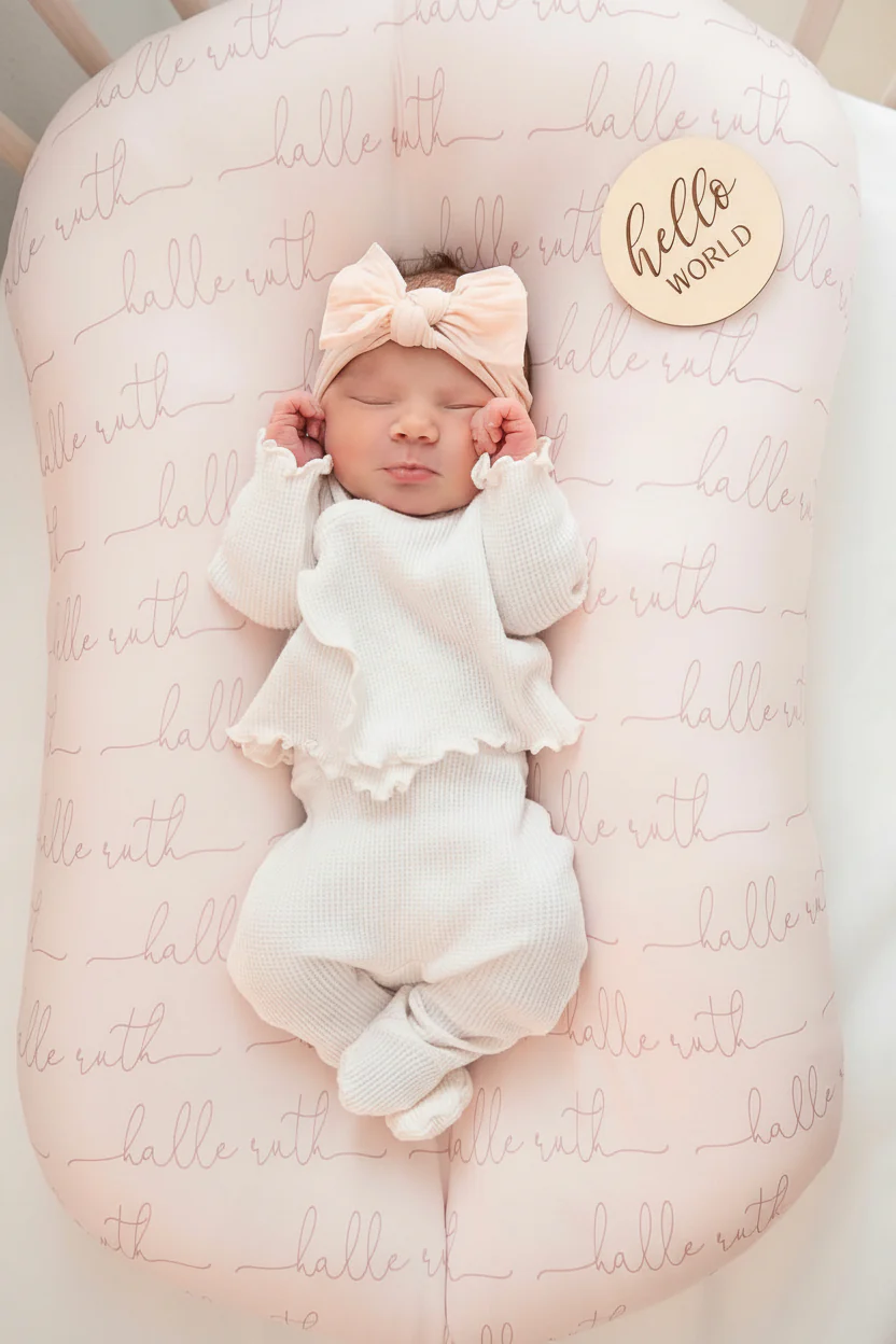 Personalized Baby Name Swaddle Blanket - Image 9