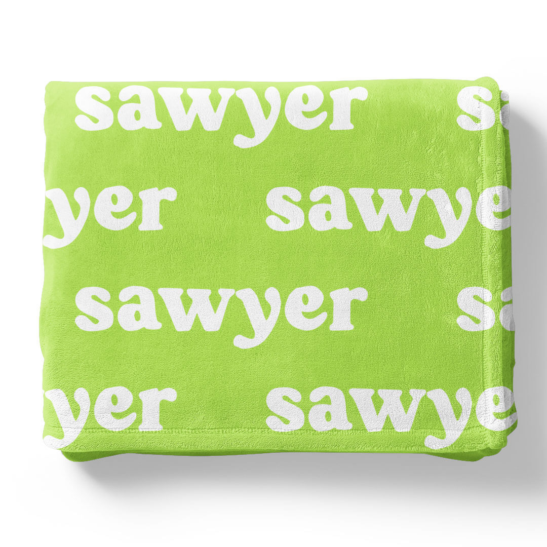 Personalized Color Blanket | Bright Neons - Image 6
