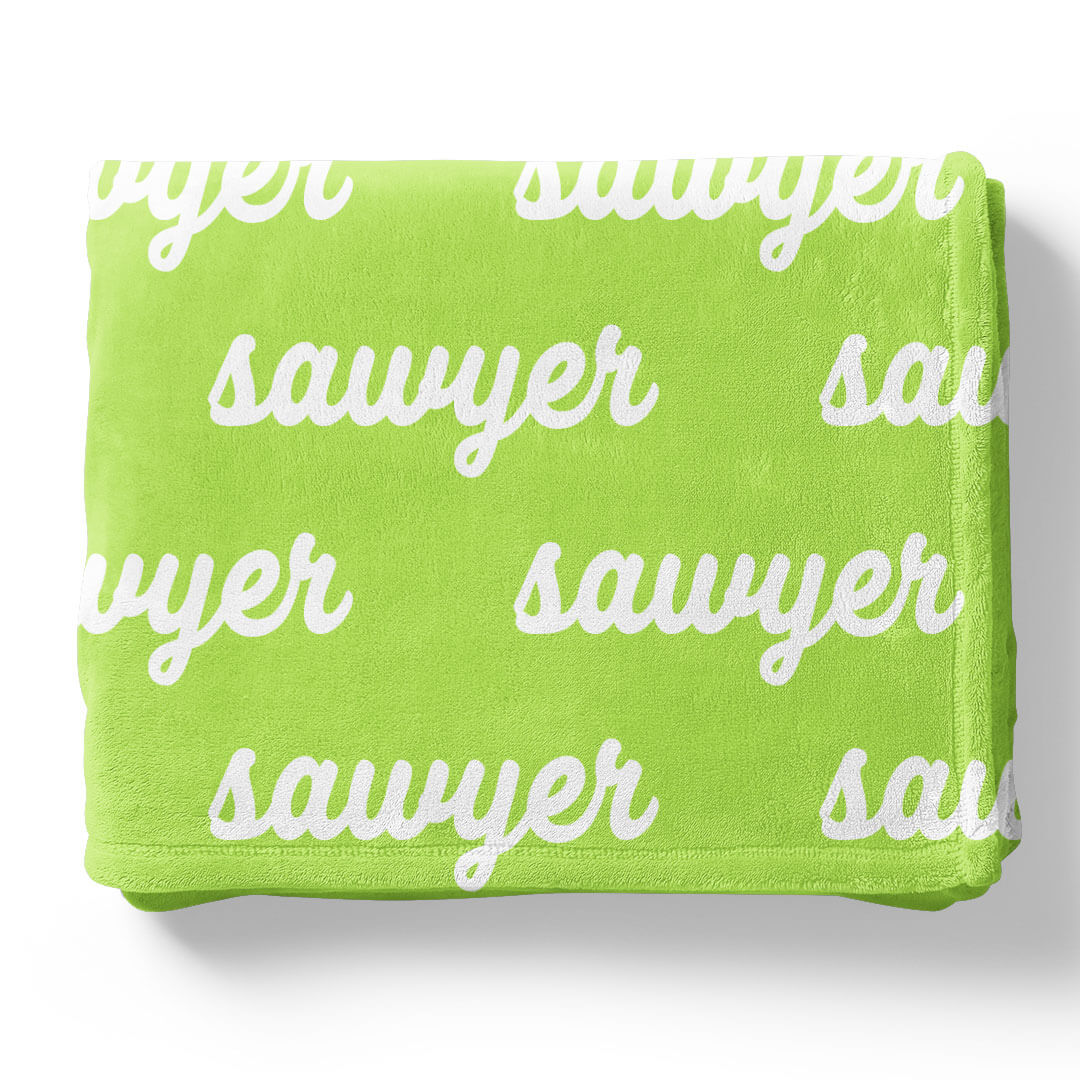 Personalized Color Blanket | Bright Neons - Image 7