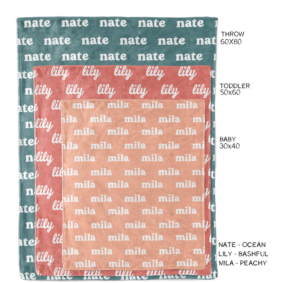 Personalized Color Blanket | Mint - Image 3