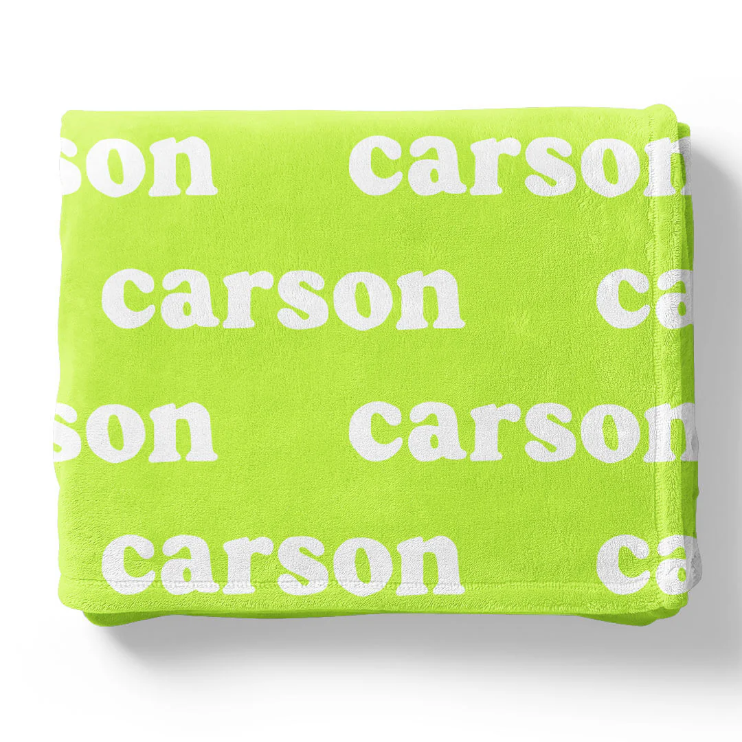 Personalized Color Blanket | Neon Lights - Image 10