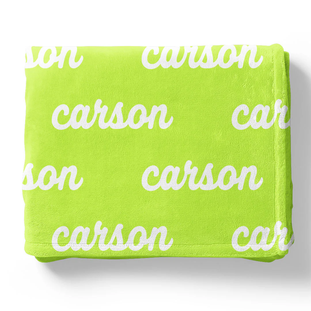 Personalized Color Blanket | Neon Lights - Image 11
