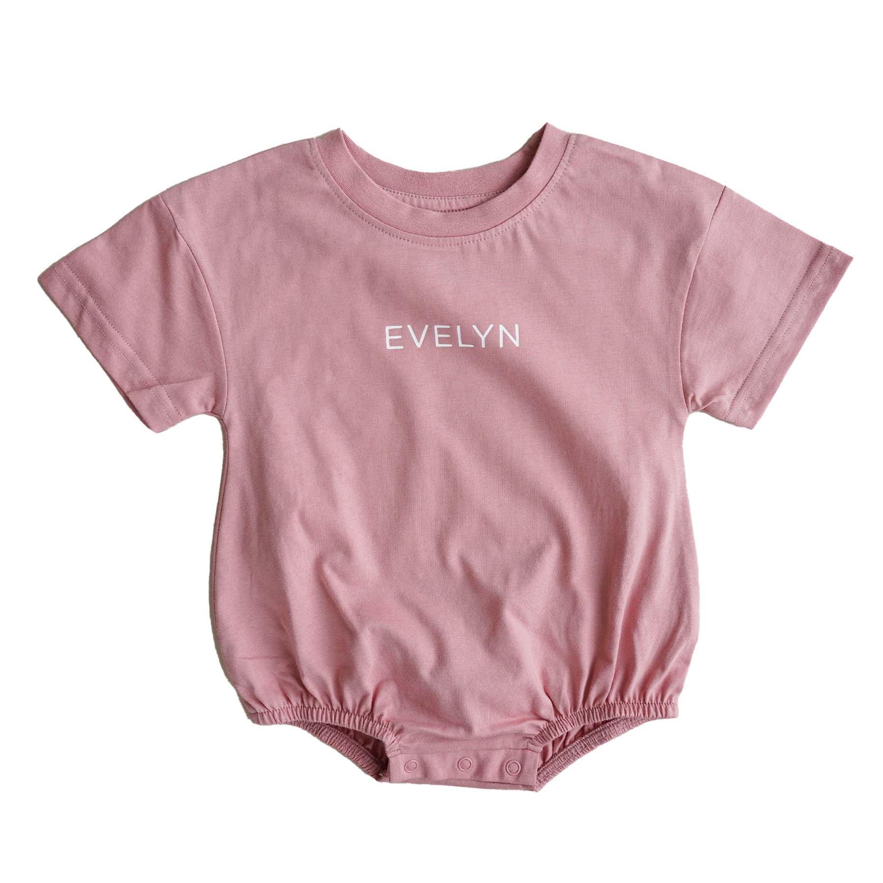 Personalized Short Sleeve Bubble Romper | Sweet & Sassy - Image 10