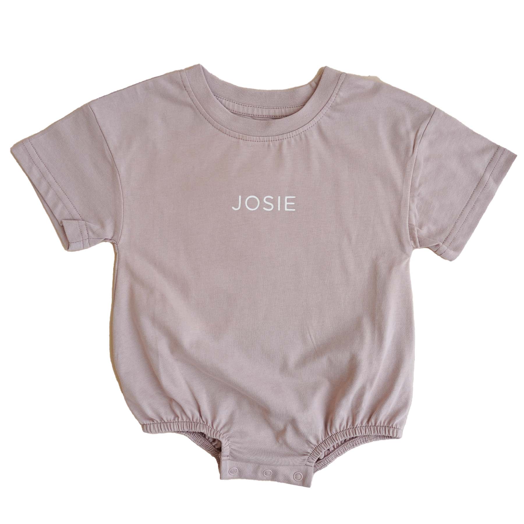 Personalized Short Sleeve Bubble Romper | Sweet & Sassy - Image 4