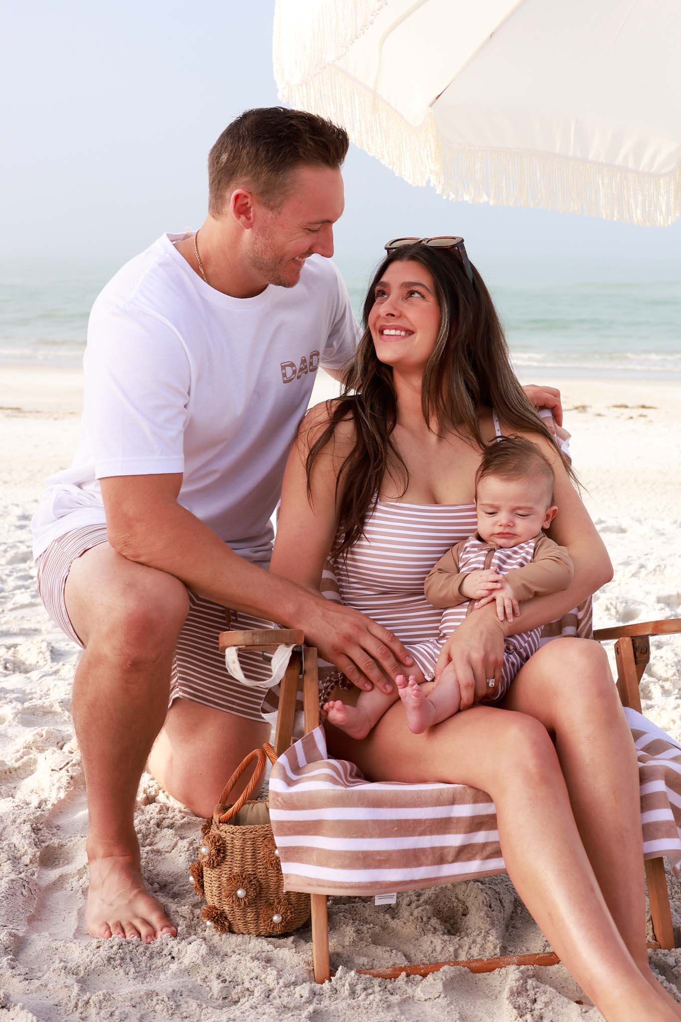 Men's Swim Trunks | Sandy Stripes - Image 7