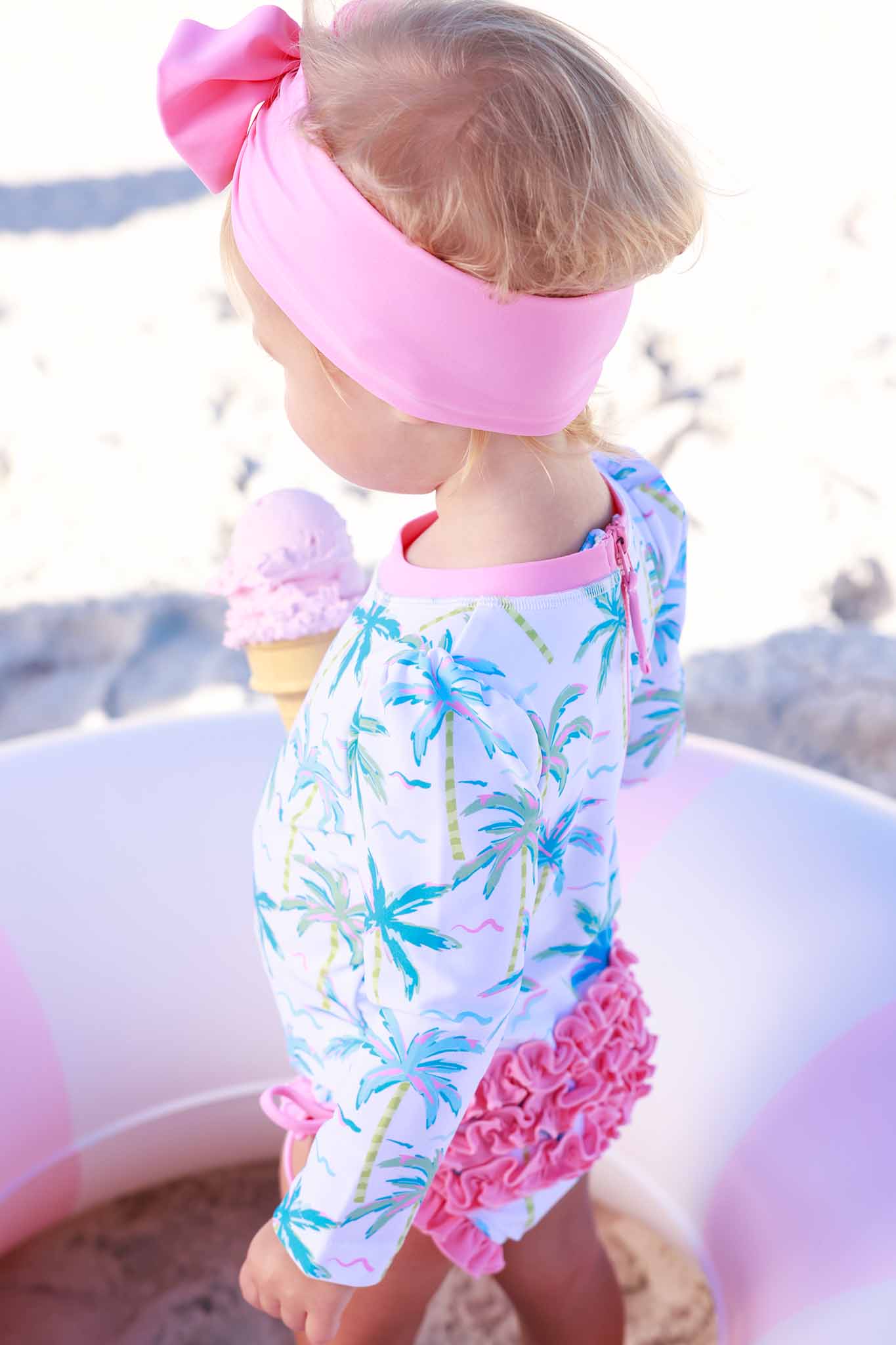 Swim Bow | Tropical Pink - Image 6