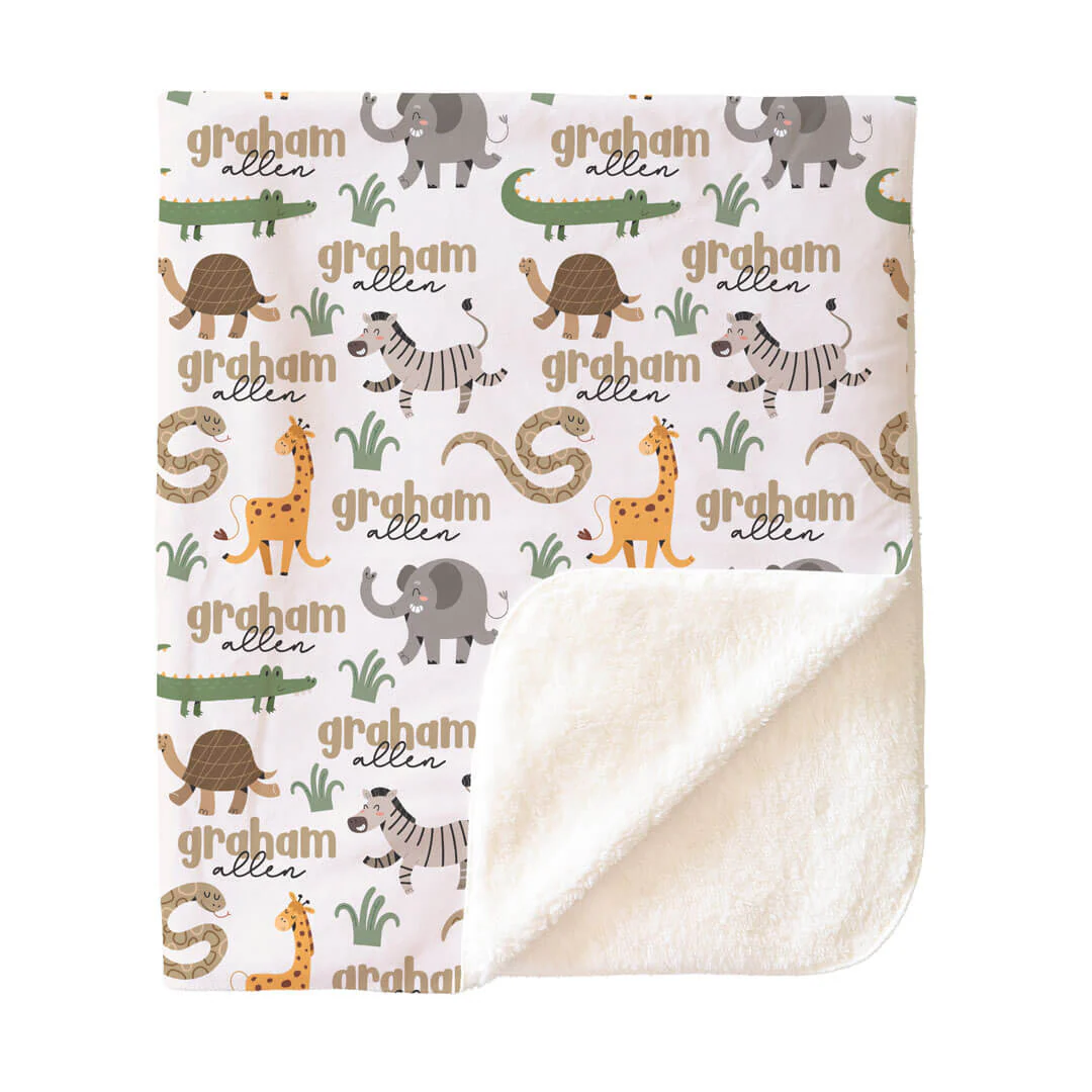 Wild Thing Personalized Kids Blanket - Image 3